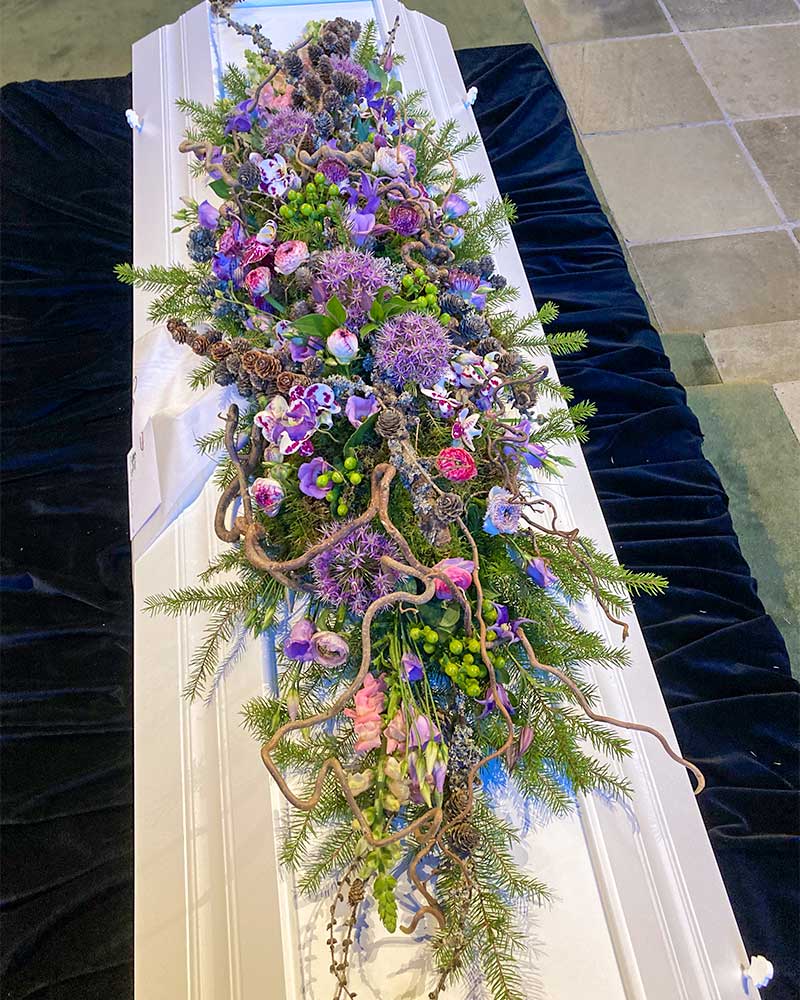 Blomsterbinderi begravelse Annes Blomster